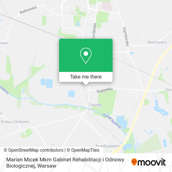 Marian Micek Mkm Gabinet Rehabilitacji i Odnowy Biologicznej map