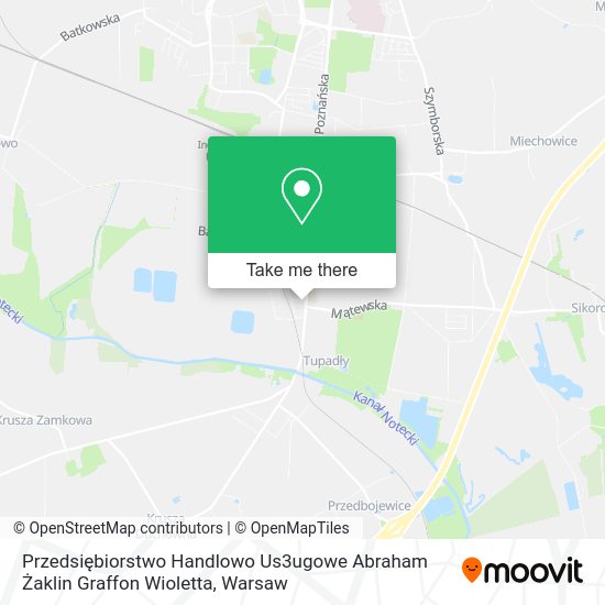 Przedsiębiorstwo Handlowo Us3ugowe Abraham Żaklin Graffon Wioletta map