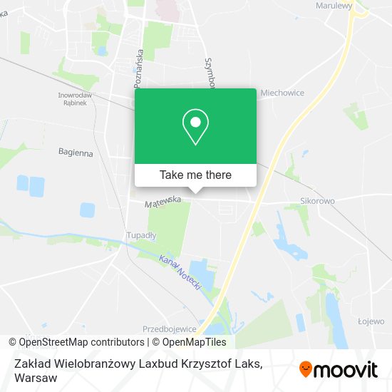 Zakład Wielobranżowy Laxbud Krzysztof Laks map