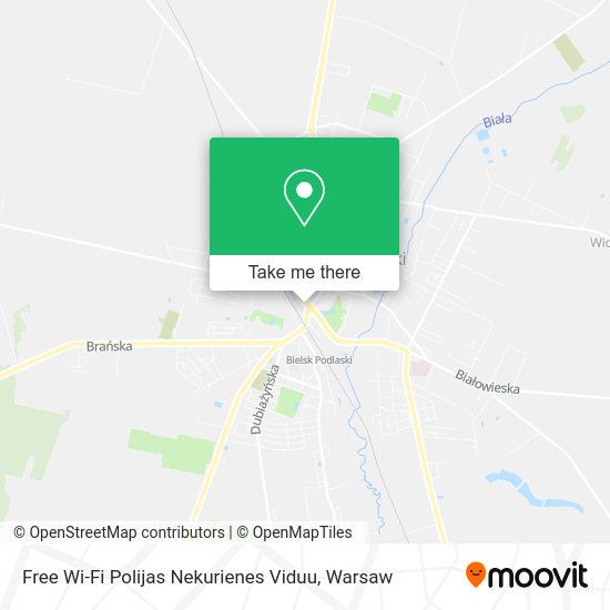 Free Wi-Fi Polijas Nekurienes Viduu map