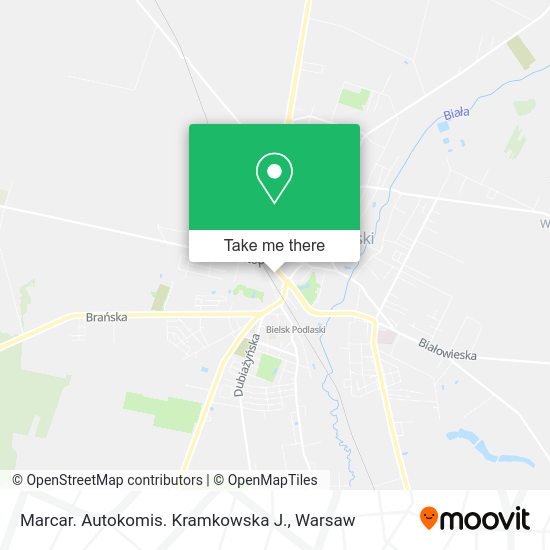 Marcar. Autokomis. Kramkowska J. map