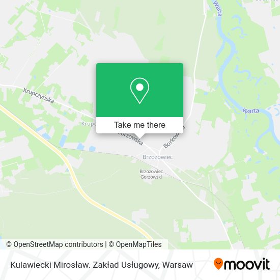 Kulawiecki Mirosław. Zakład Usługowy map