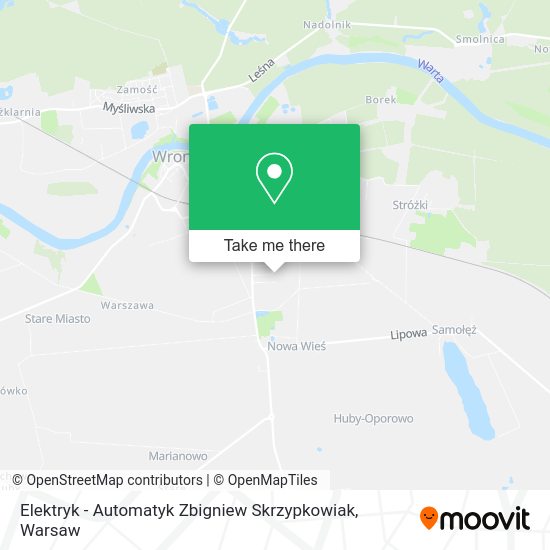 Elektryk - Automatyk Zbigniew Skrzypkowiak map