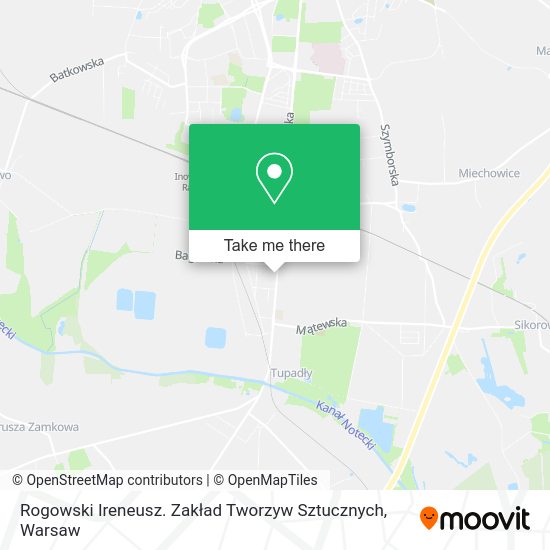 Rogowski Ireneusz. Zakład Tworzyw Sztucznych map