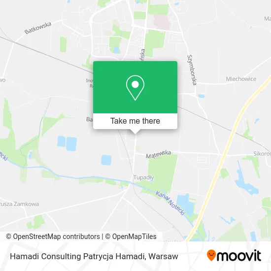 Карта Hamadi Consulting Patrycja Hamadi