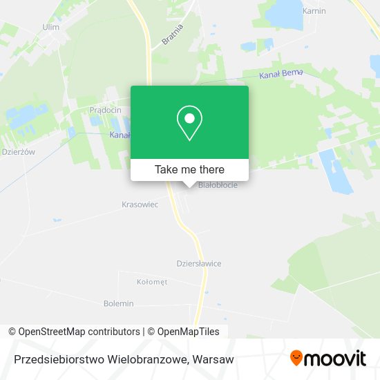 Przedsiebiorstwo Wielobranzowe map