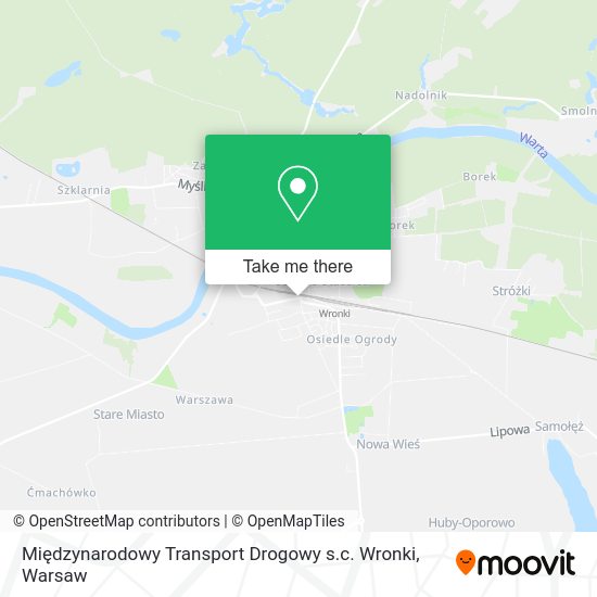 Międzynarodowy Transport Drogowy s.c. Wronki map