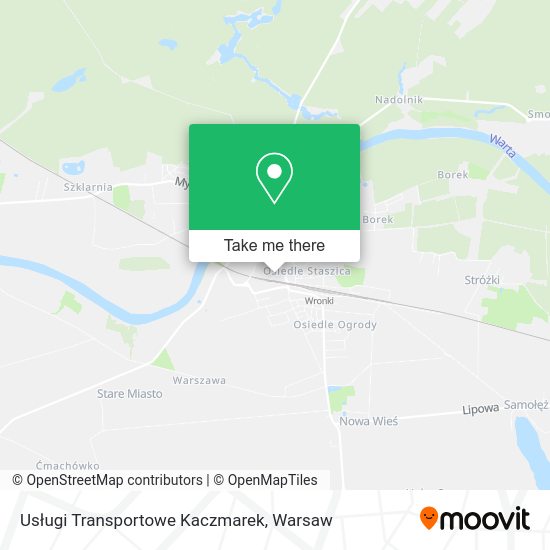 Usługi Transportowe Kaczmarek map