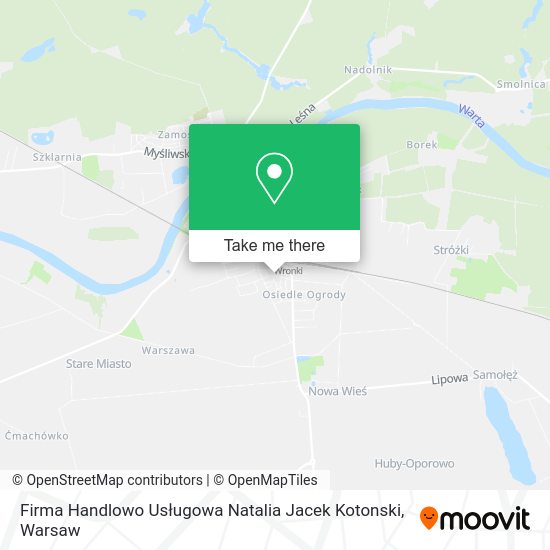 Firma Handlowo Usługowa Natalia Jacek Kotonski map