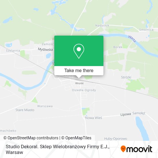 Studio Dekoral. Sklep Wielobranżowy Firmy E.J. map