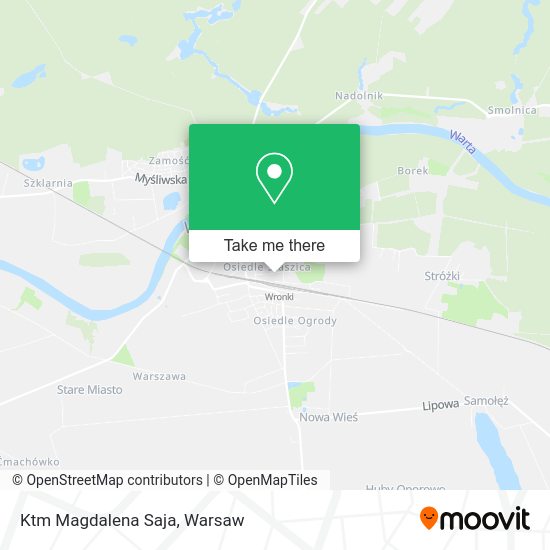 Ktm Magdalena Saja map