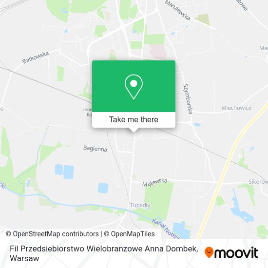 Fil Przedsiebiorstwo Wielobranzowe Anna Dombek map