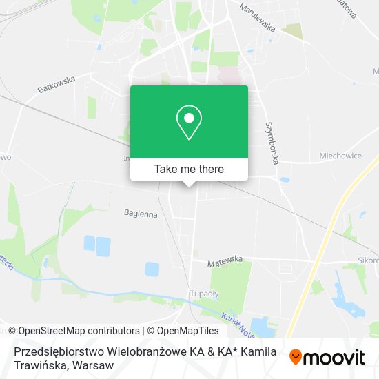 Przedsiębiorstwo Wielobranżowe KA & KA* Kamila Trawińska map