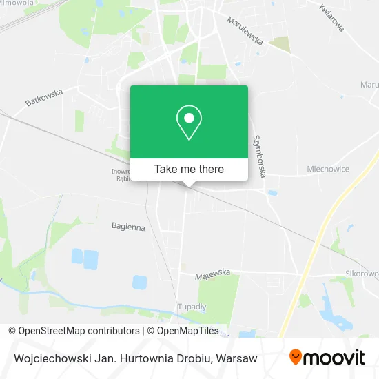 Карта Wojciechowski Jan. Hurtownia Drobiu