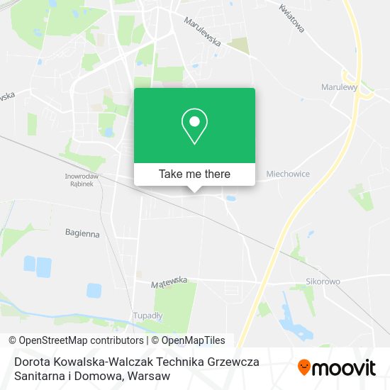 Dorota Kowalska-Walczak Technika Grzewcza Sanitarna i Domowa map