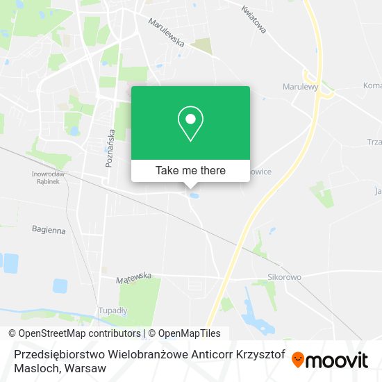 Przedsiębiorstwo Wielobranżowe Anticorr Krzysztof Masloch map