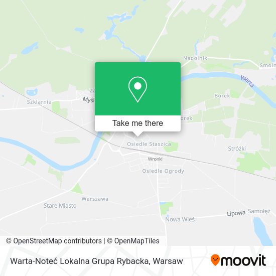 Warta-Noteć Lokalna Grupa Rybacka map