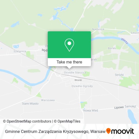 Gminne Centrum Zarządzania Kryzysowego map