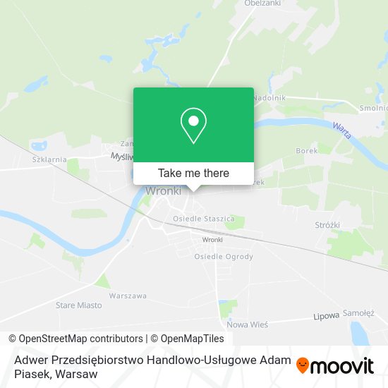 Adwer Przedsiębiorstwo Handlowo-Usługowe Adam Piasek map