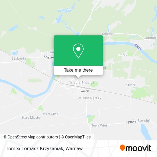 Tomex Tomasz Krzyżaniak map