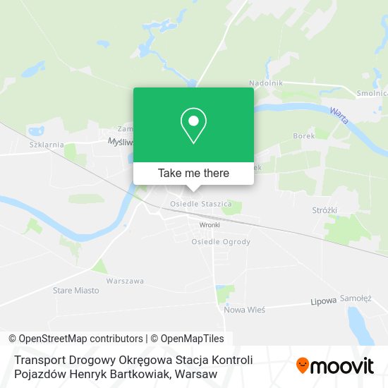 Transport Drogowy Okręgowa Stacja Kontroli Pojazdów Henryk Bartkowiak map