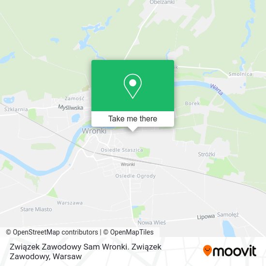 Związek Zawodowy Sam Wronki. Związek Zawodowy map