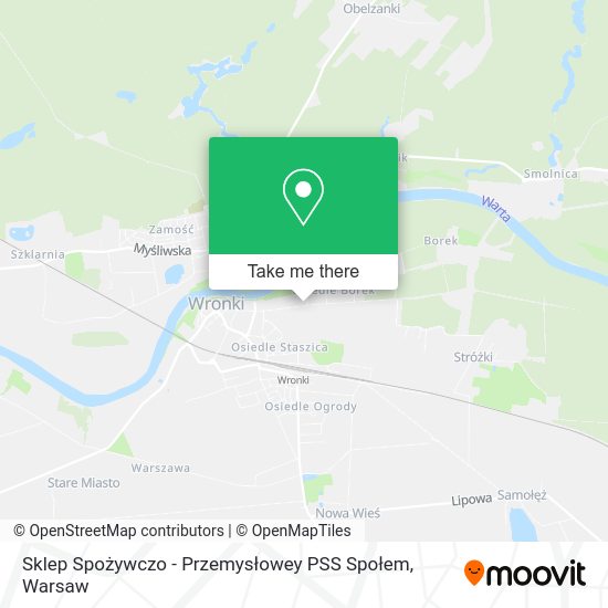 Sklep Spożywczo - Przemysłowey PSS Społem map