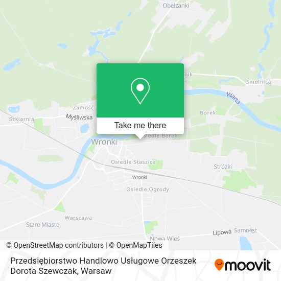 Przedsiębiorstwo Handlowo Usługowe Orzeszek Dorota Szewczak map