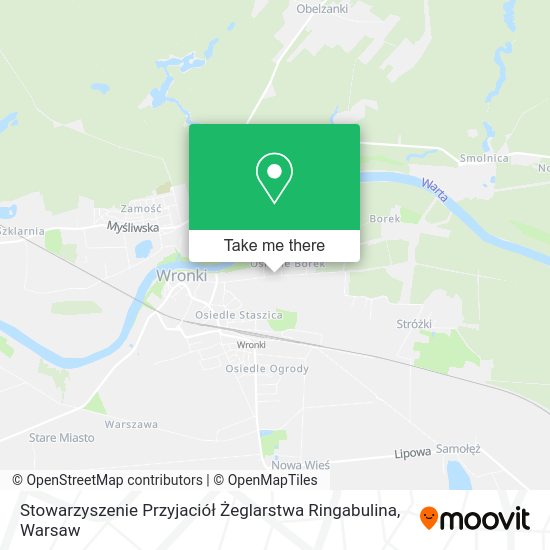 Карта Stowarzyszenie Przyjaciół Żeglarstwa Ringabulina