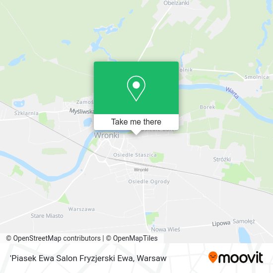 'Piasek Ewa Salon Fryzjerski Ewa map