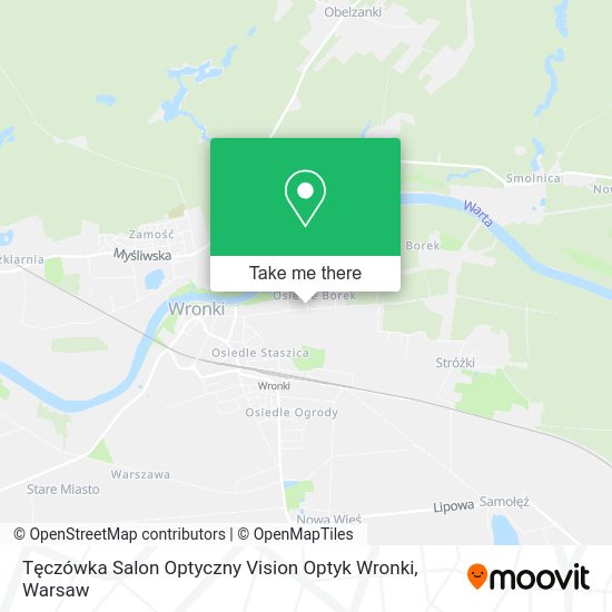 Tęczówka Salon Optyczny Vision Optyk Wronki map