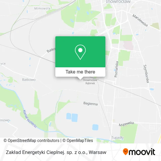 Карта Zakład Energetyki Cieplnej. sp. z o.o.