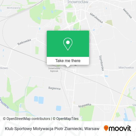 Klub Sportowy Motywacja Piotr Ziarniecki map