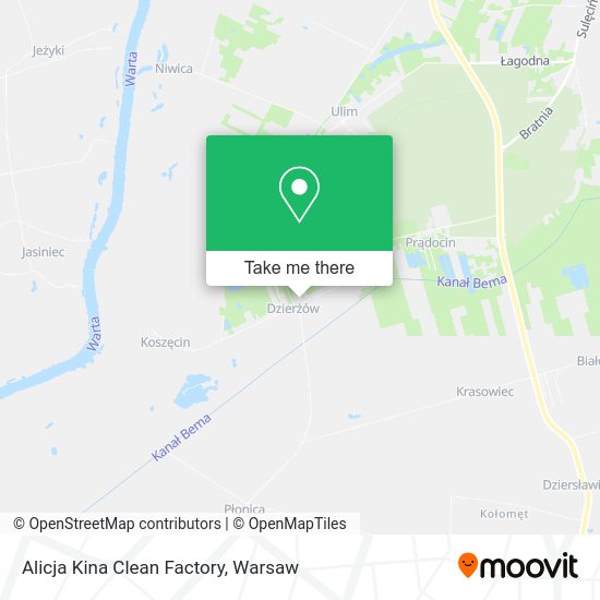 Alicja Kina Clean Factory map