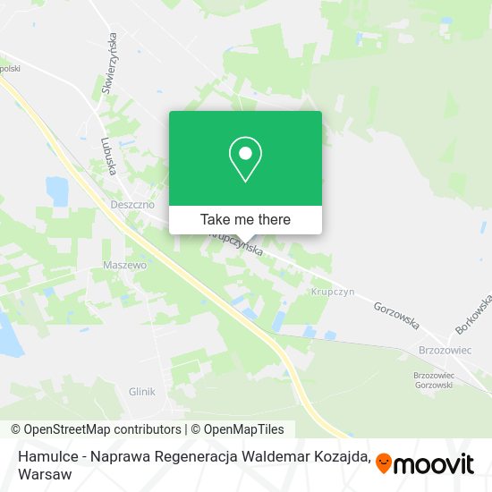 Hamulce - Naprawa Regeneracja Waldemar Kozajda map