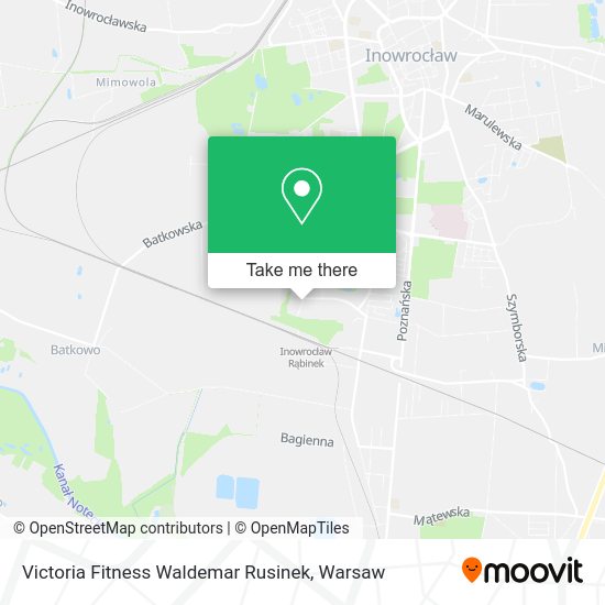 Victoria Fitness Waldemar Rusinek map