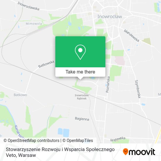 Карта Stowarzyszenie Rozwoju i Wsparcia Społecznego Veto