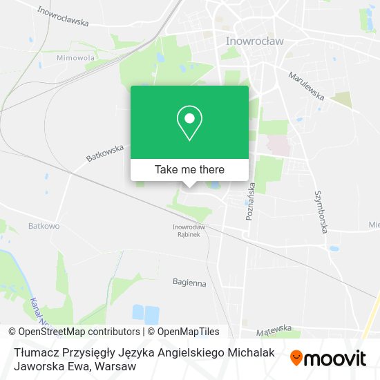 Tłumacz Przysięgły Języka Angielskiego Michalak Jaworska Ewa map