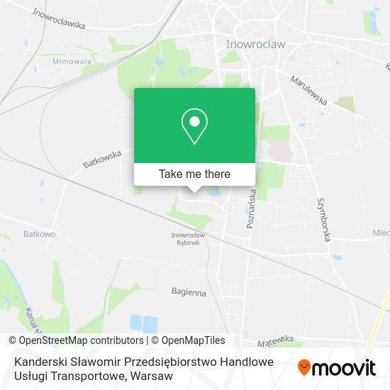 Kanderski Sławomir Przedsiębiorstwo Handlowe Usługi Transportowe map