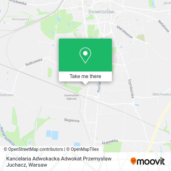 Kancelaria Adwokacka Adwokat Przemysław Juchacz map