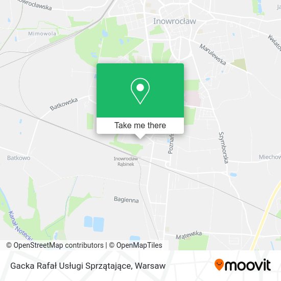 Gacka Rafał Usługi Sprzątające map