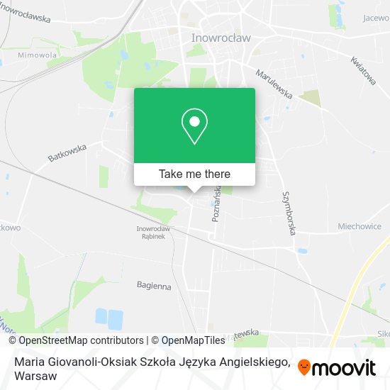 Maria Giovanoli-Oksiak Szkoła Języka Angielskiego map