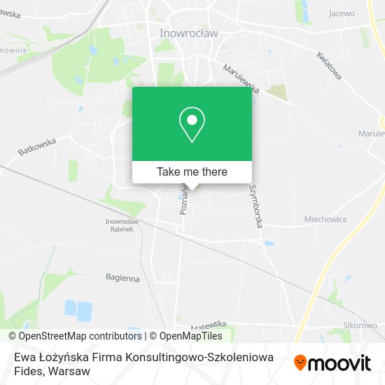 Ewa Łożyńska Firma Konsultingowo-Szkoleniowa Fides map