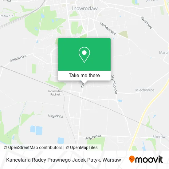 Карта Kancelaria Radcy Prawnego Jacek Patyk