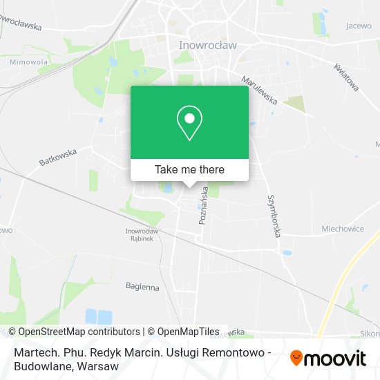 Martech. Phu. Redyk Marcin. Usługi Remontowo - Budowlane map