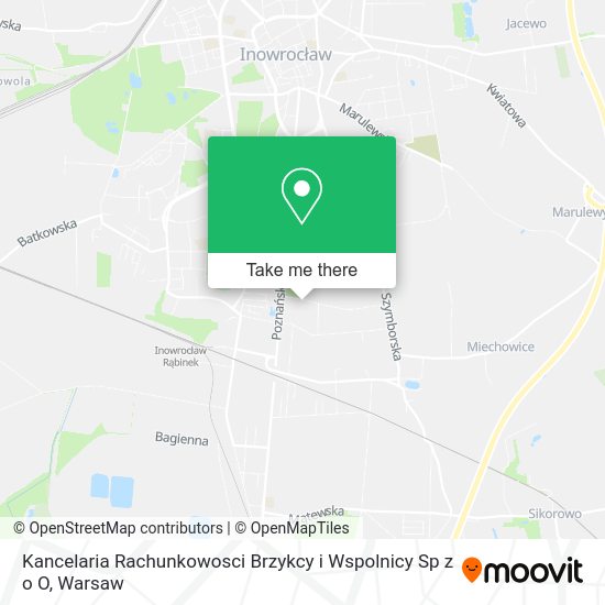 Kancelaria Rachunkowosci Brzykcy i Wspolnicy Sp z o O map