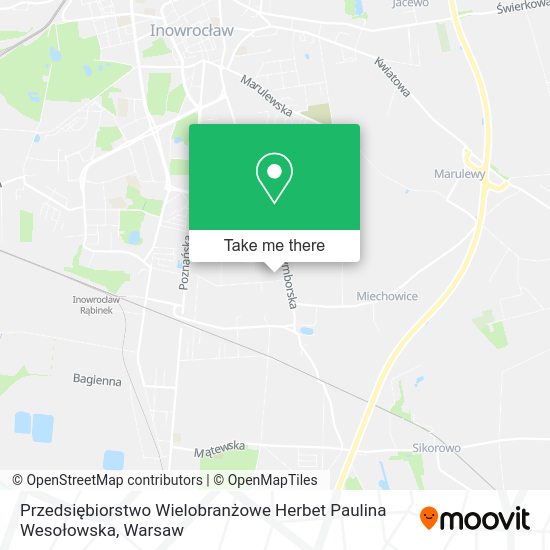 Przedsiębiorstwo Wielobranżowe Herbet Paulina Wesołowska map