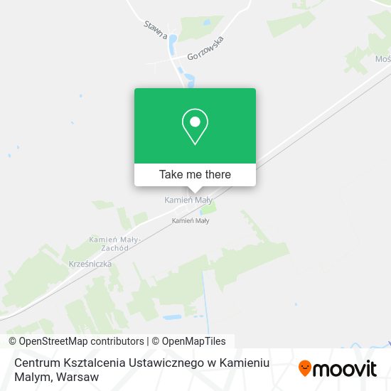 Centrum Ksztalcenia Ustawicznego w Kamieniu Malym map