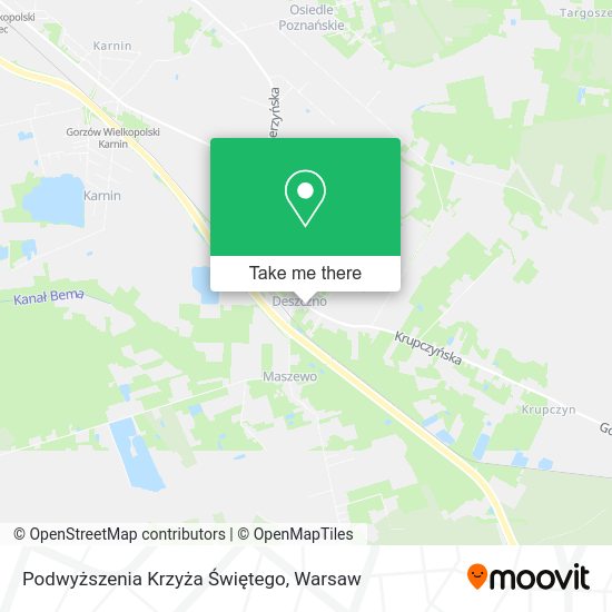 Podwyższenia Krzyża Świętego map