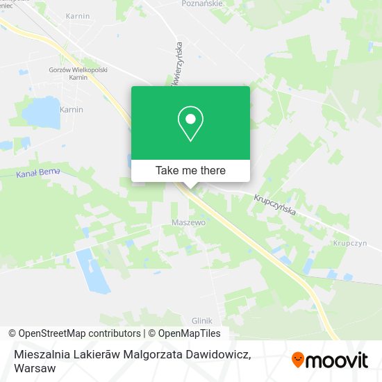 Mieszalnia Lakierãw Malgorzata Dawidowicz map